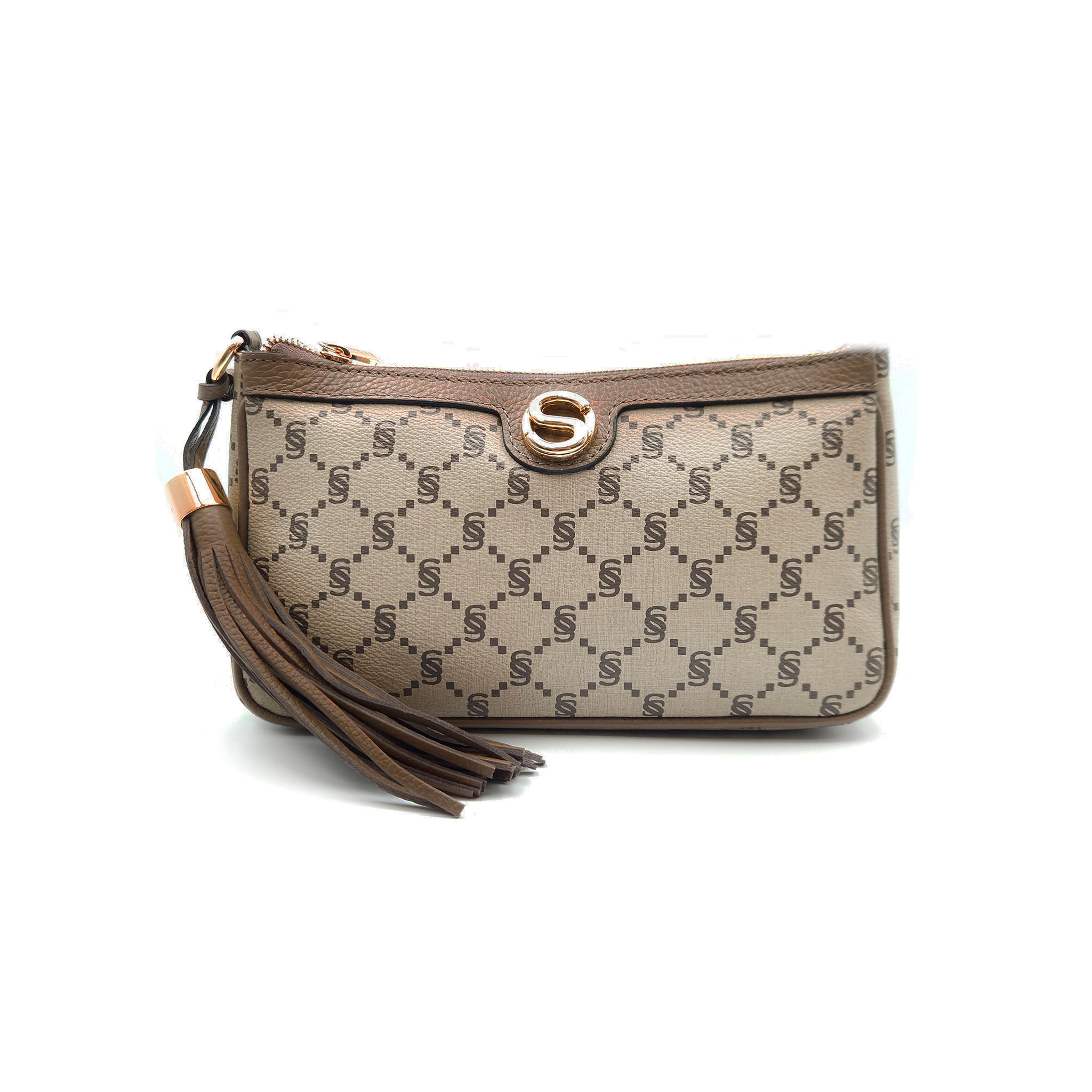 Pochette monogram con nappina e tracolla - 2020