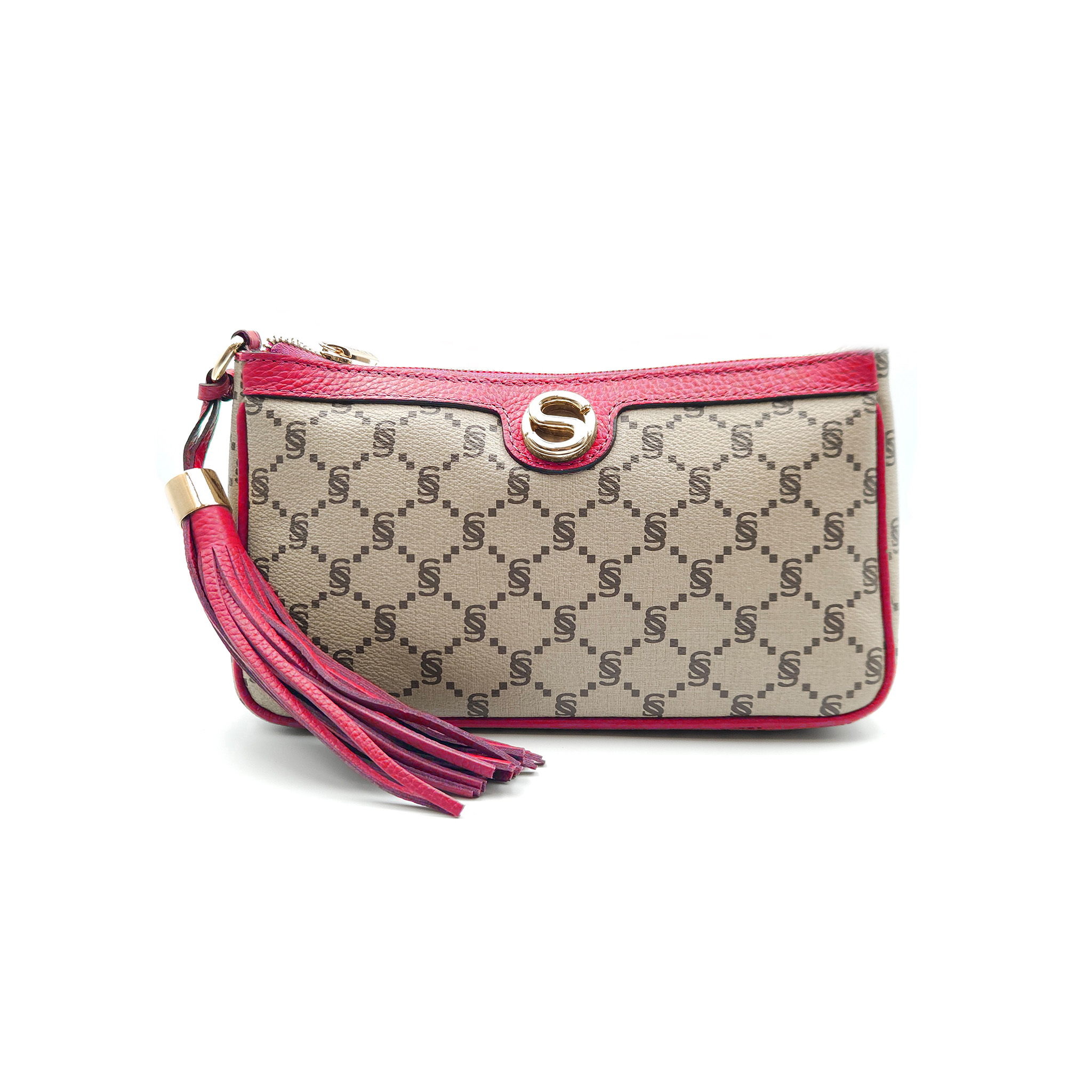 Pochette monogram con nappina e tracolla - 2020