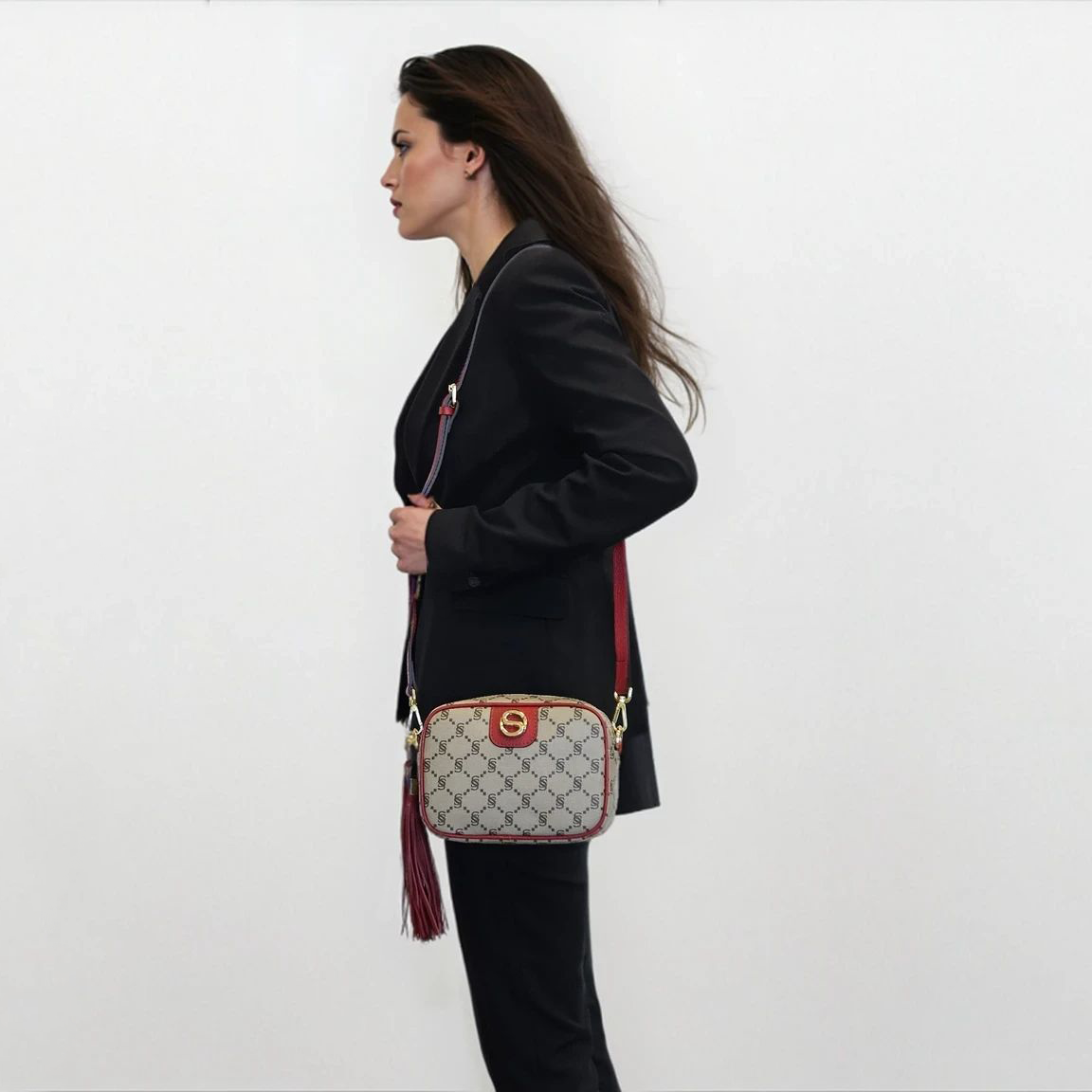 Mini camera bag "I Santi" con nappina - 2022