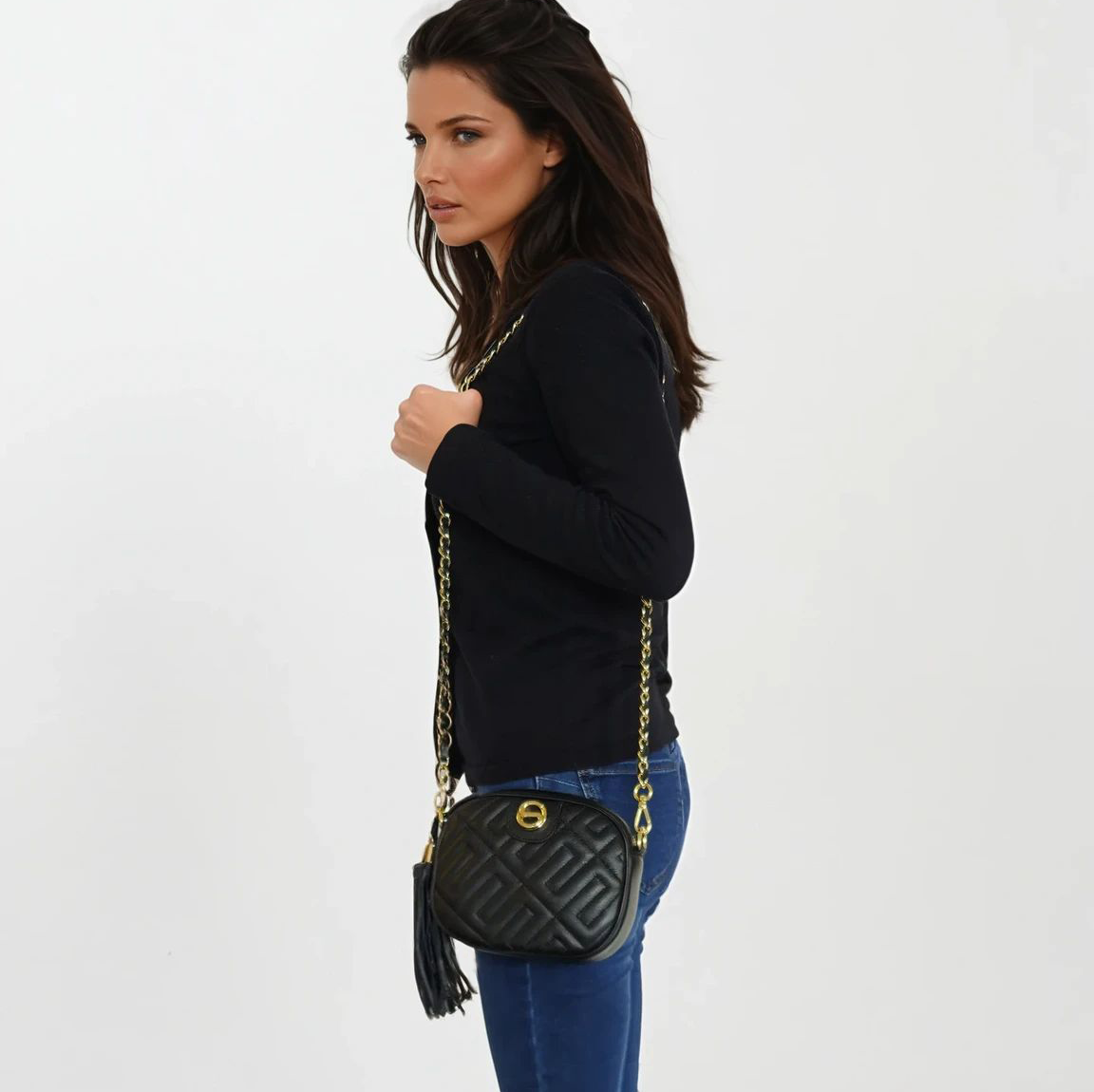 Mini crossbody trapuntata "I Santi" - 2024