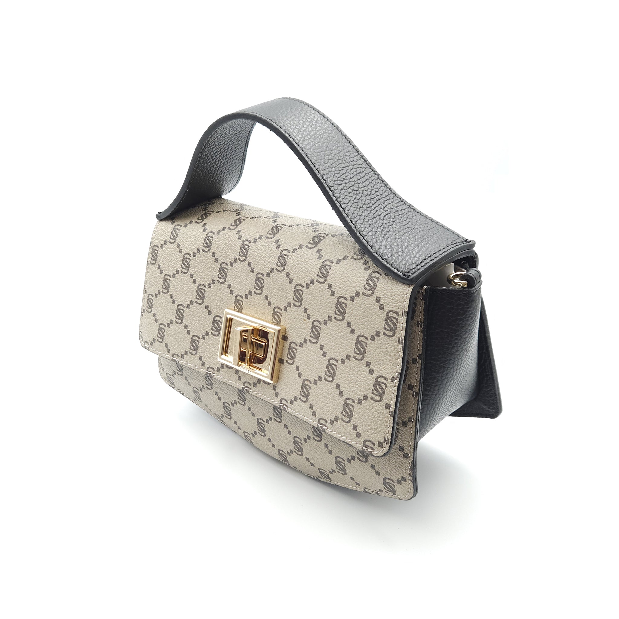 Borsa a Mano con Chiusura Turn-Lock "I Santi" - 2054