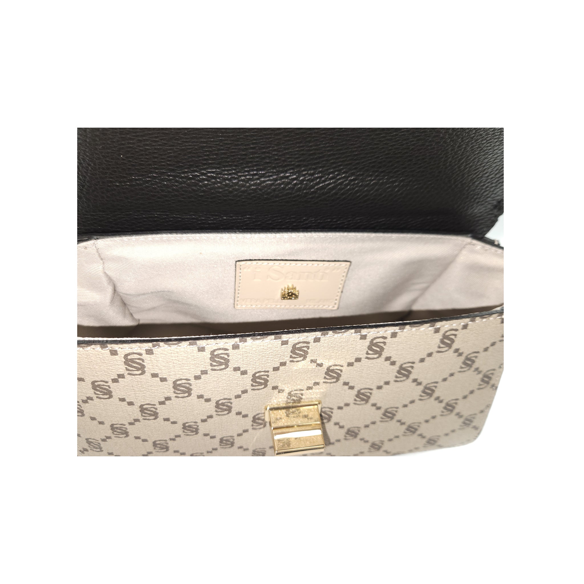 Borsa a Mano con Chiusura Turn-Lock "I Santi" - 2054