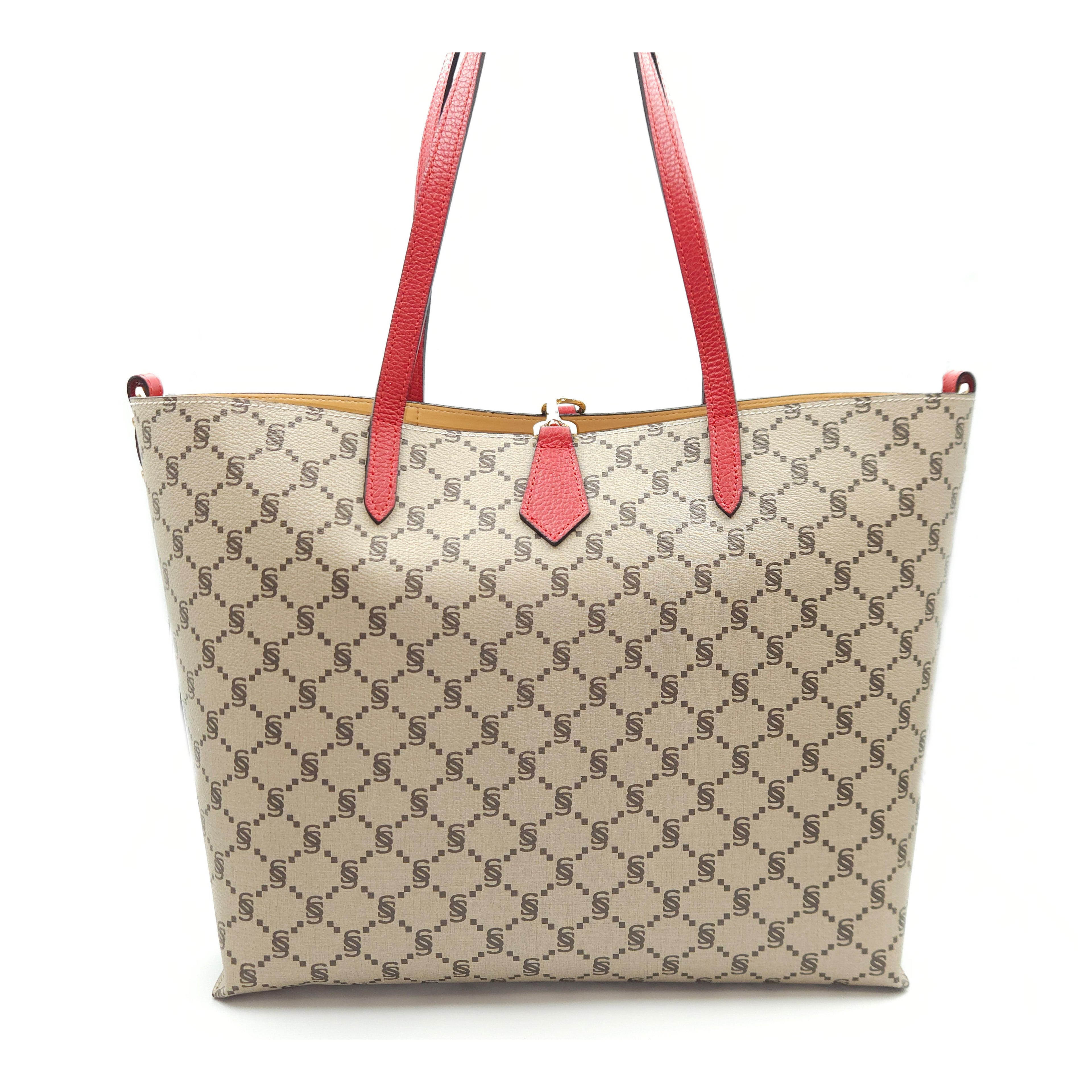 Shopper monogram con pouch interna "I Santi" - 2030