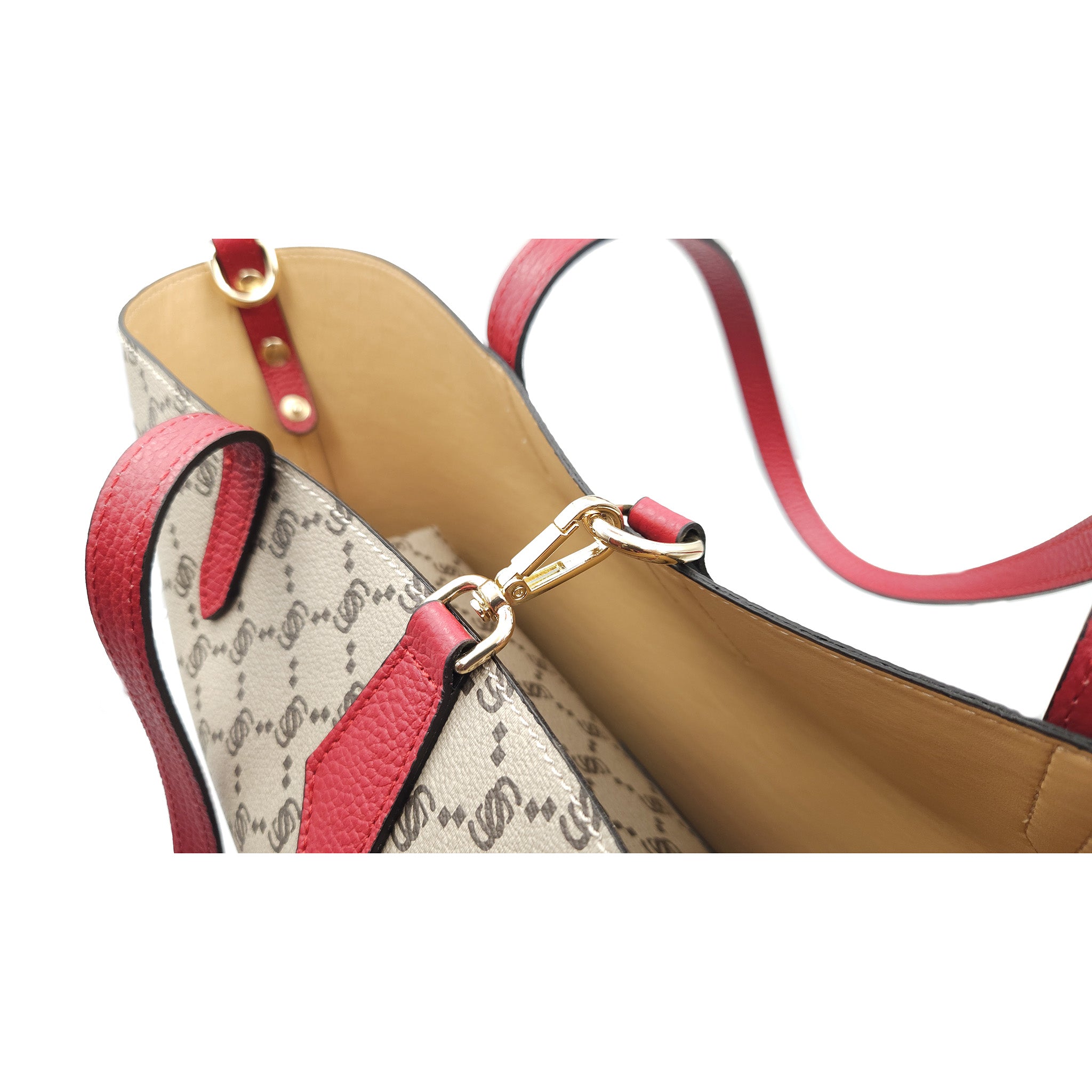 Shopper monogram con pouch interna "I Santi" - 2030
