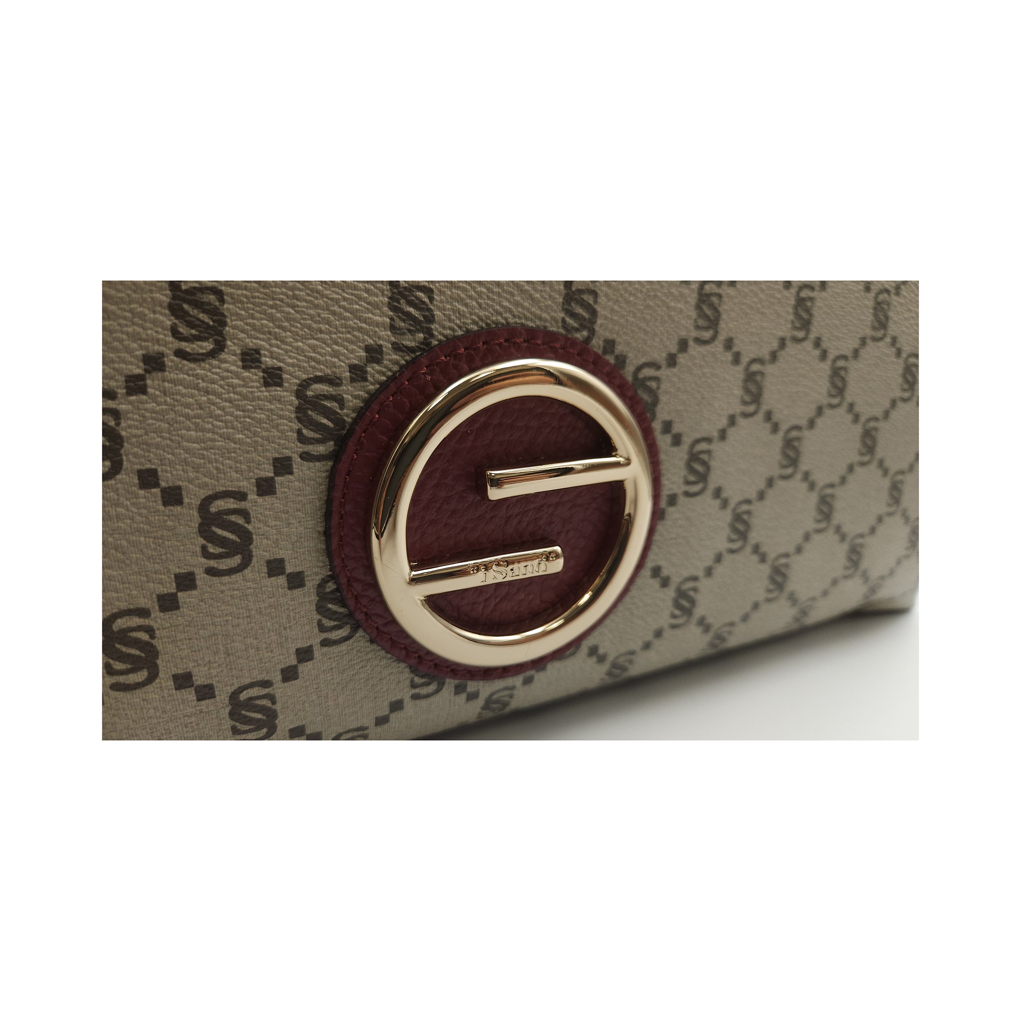 Borsa a spalla monogram "I Santi" con nappina - 2050