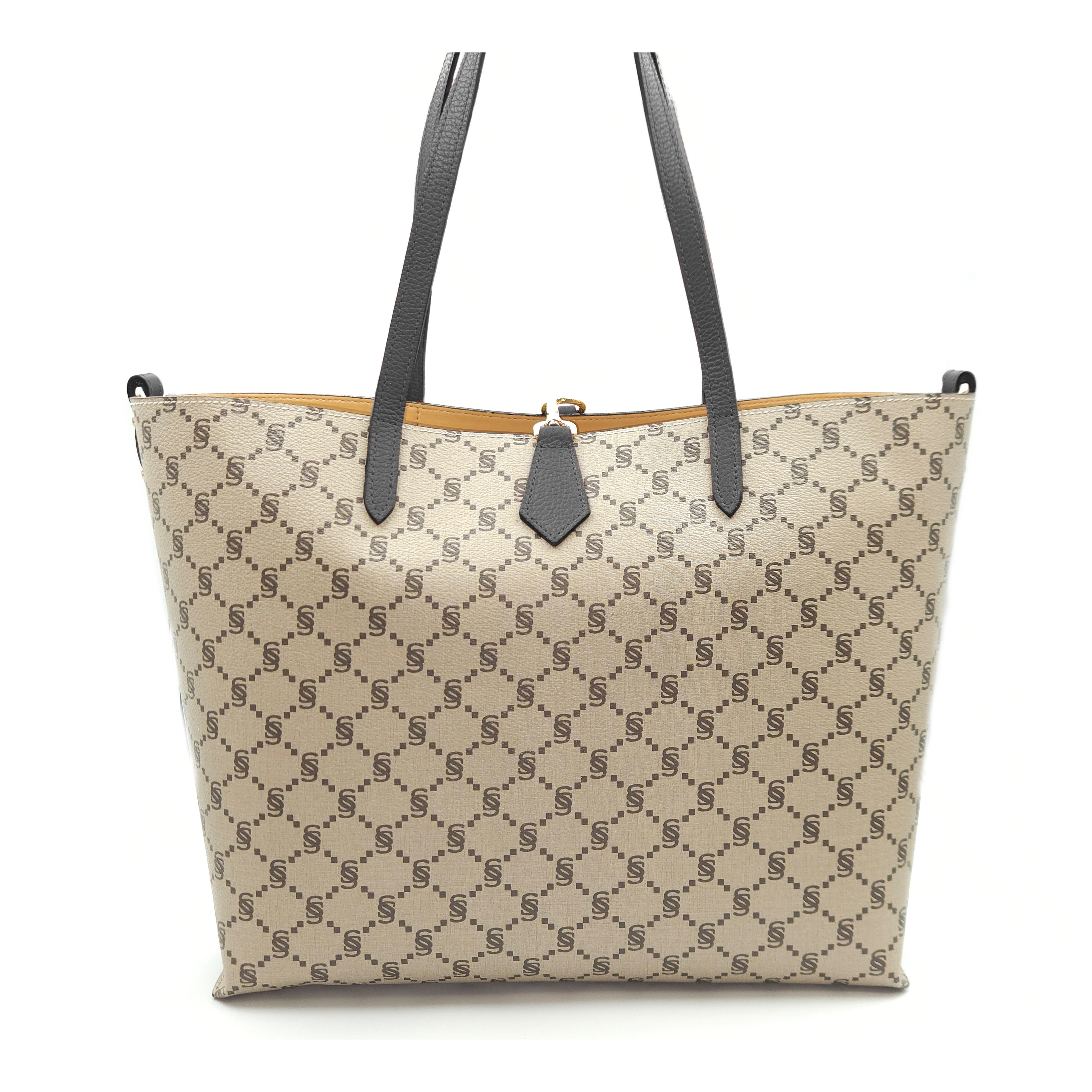 Shopper monogram con pouch interior "I Santi" - 2030