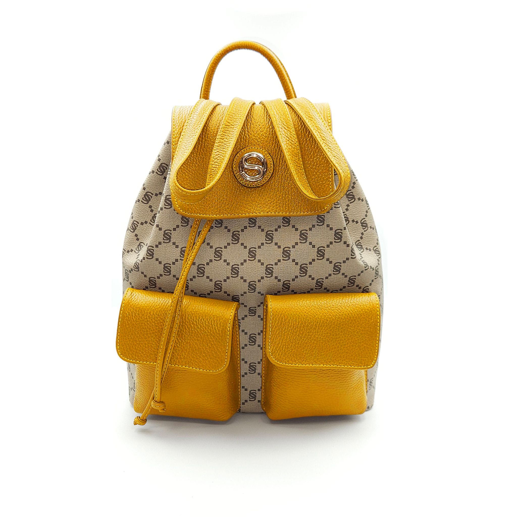 Mochila Monogram con bolsillos frontales - 2034