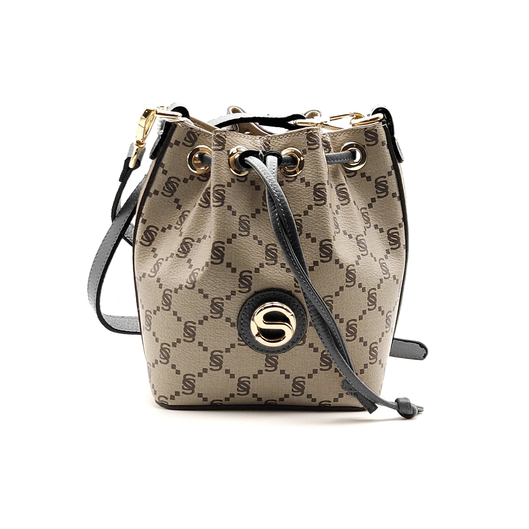 Mini bucket monogram “i Santi” - 2046