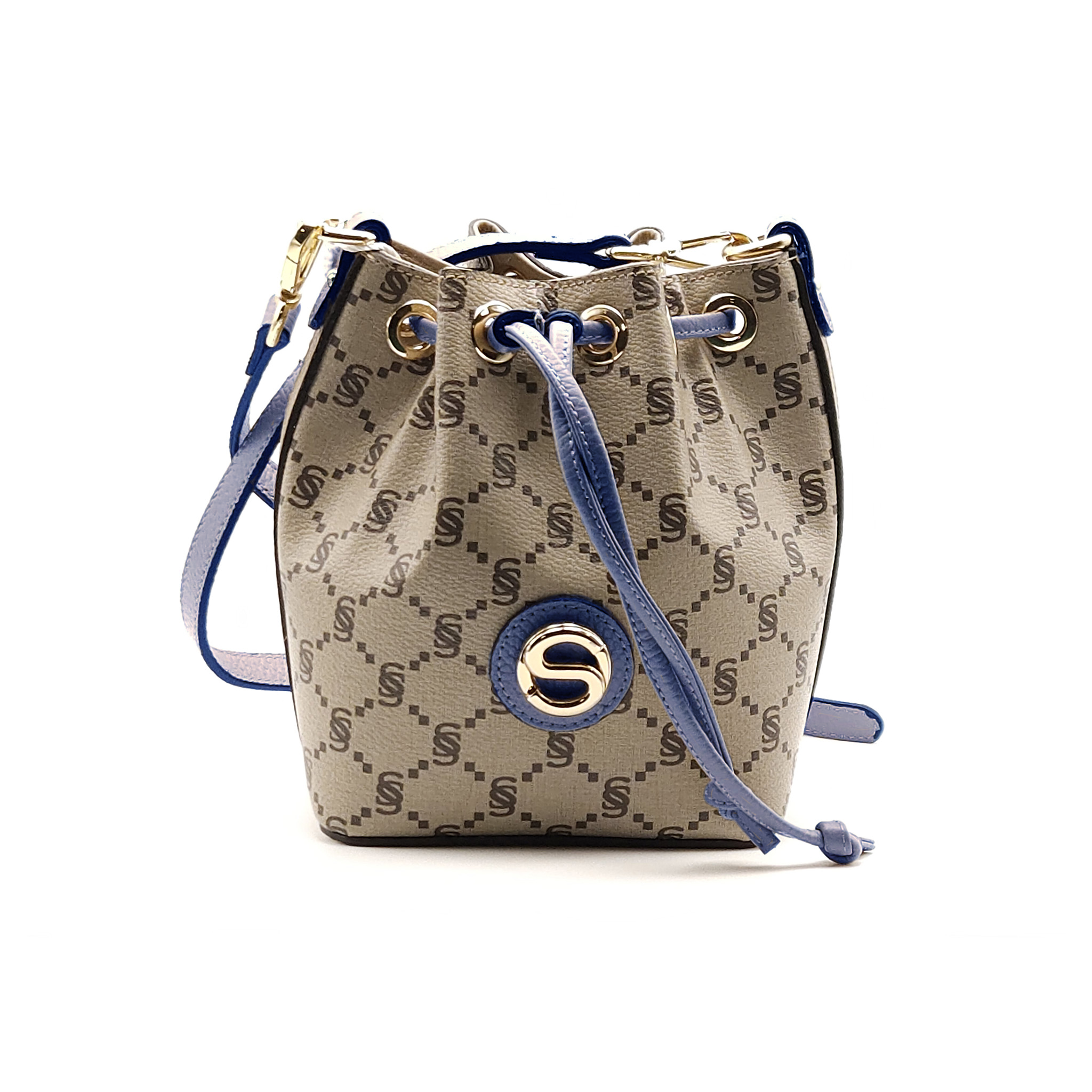 Mini bucket monogram “i Santi” - 2046