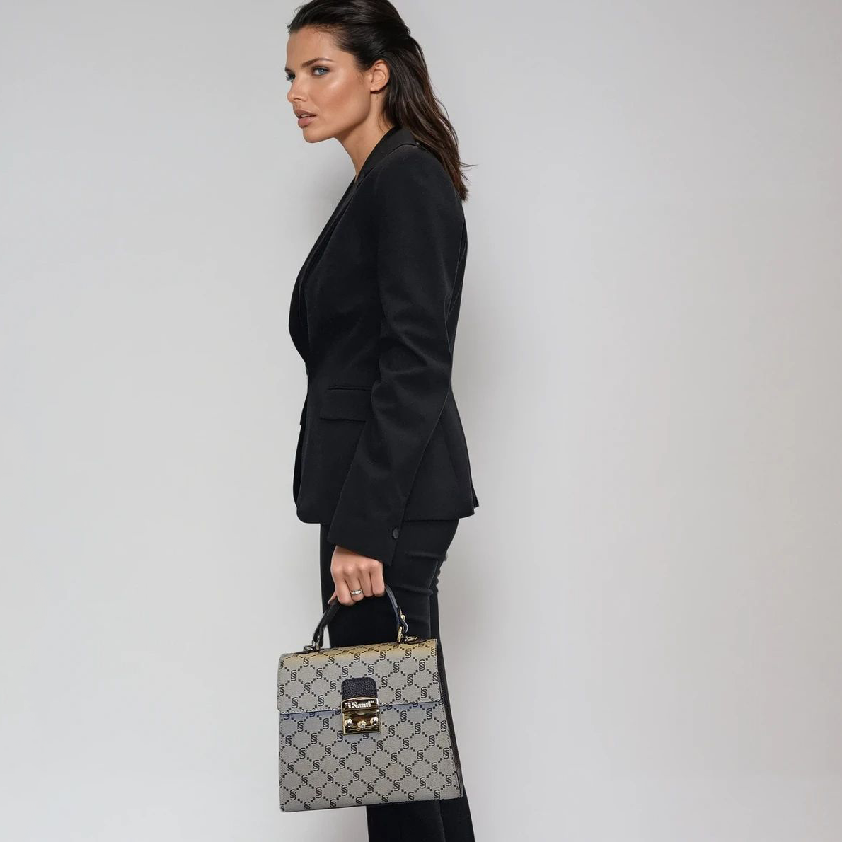 Borsa “i Santi” mini satchel Monogram - 2048