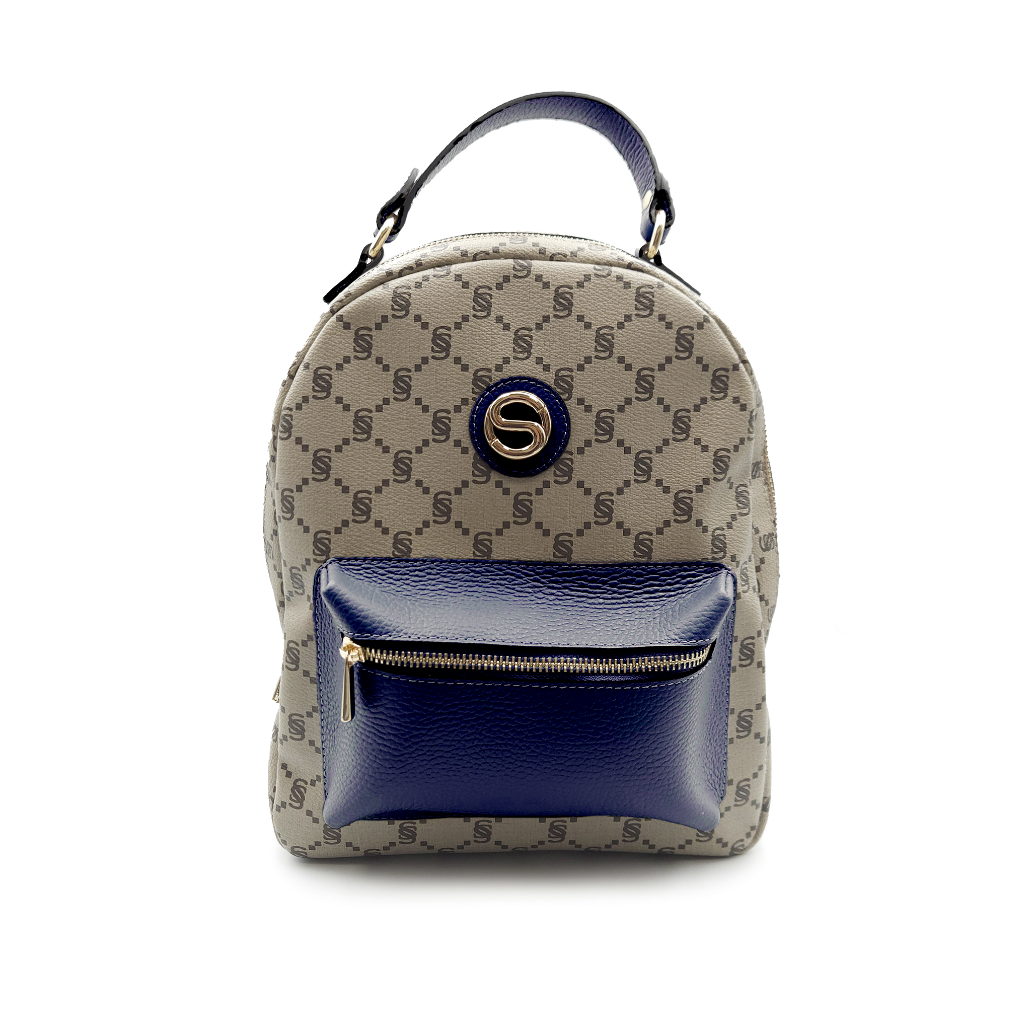 Zaino monogram con tasca frontale "I Santi" - 2040